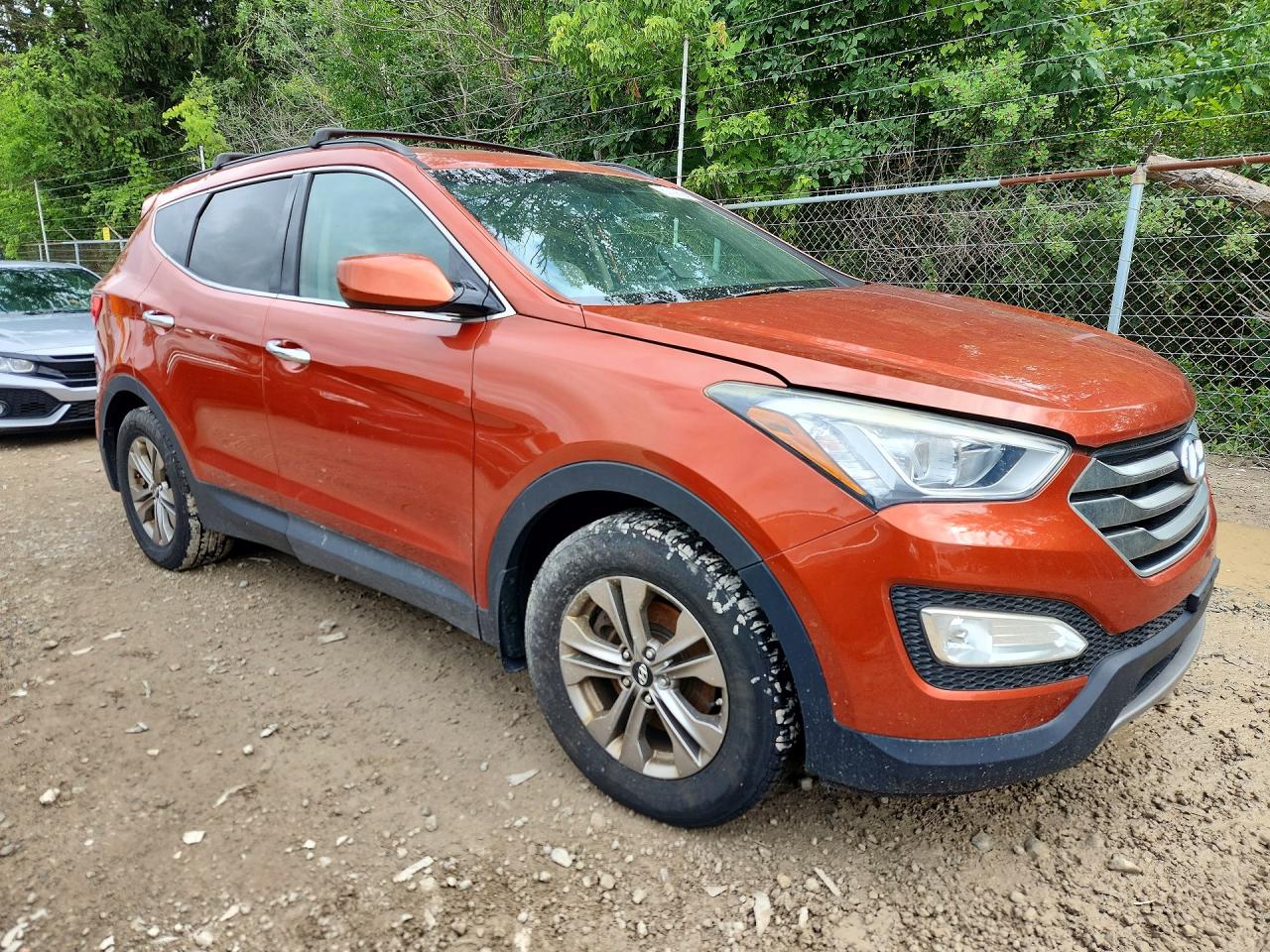 2015 Hyundai Santa Fe Sport 2.4l Orange vin: 5XYZU3LB0FG285456