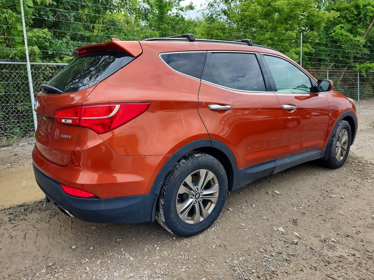 2015 Hyundai Santa Fe Sport 2.4l Orange vin: 5XYZU3LB0FG285456