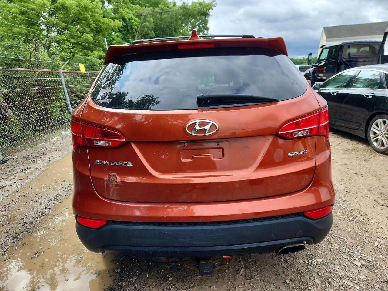 2015 Hyundai Santa Fe Sport 2.4l Orange vin: 5XYZU3LB0FG285456