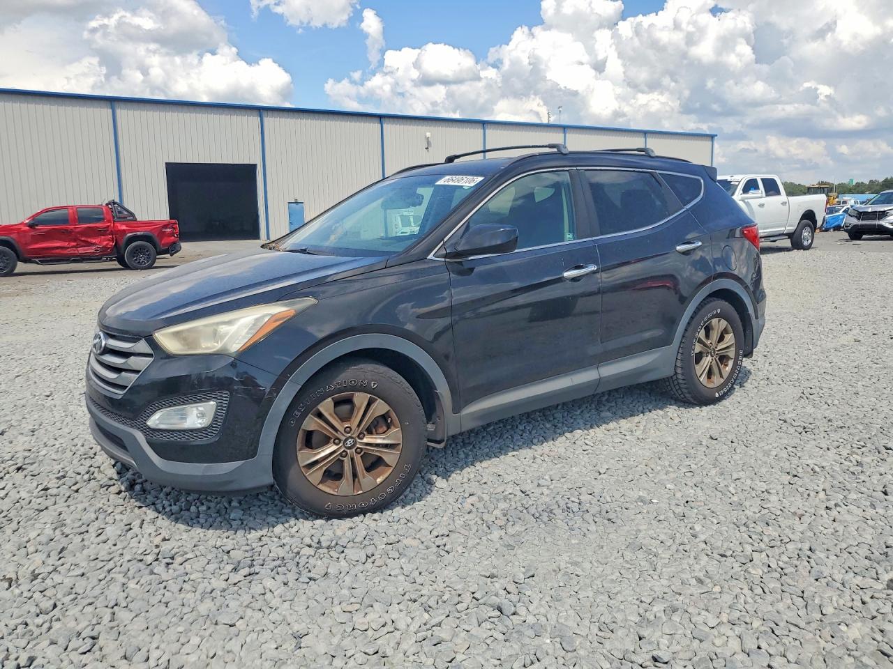 2016 Hyundai Santa Fe Sport 2.4l Black vin: 5XYZU3LB0GG324130