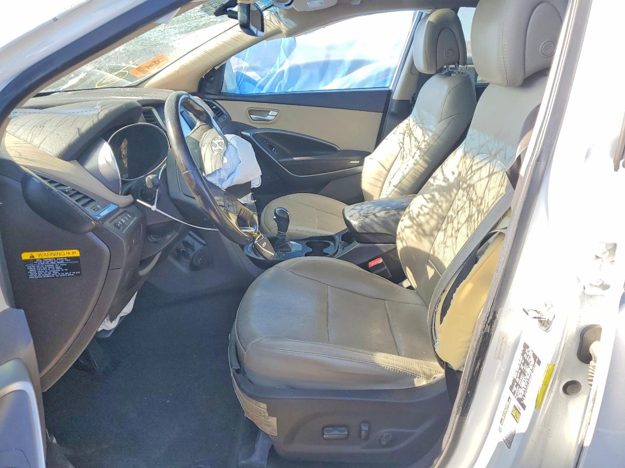 2017 Hyundai Santa Fe Sport 2.4l White vin: 5XYZU3LB0HG463367