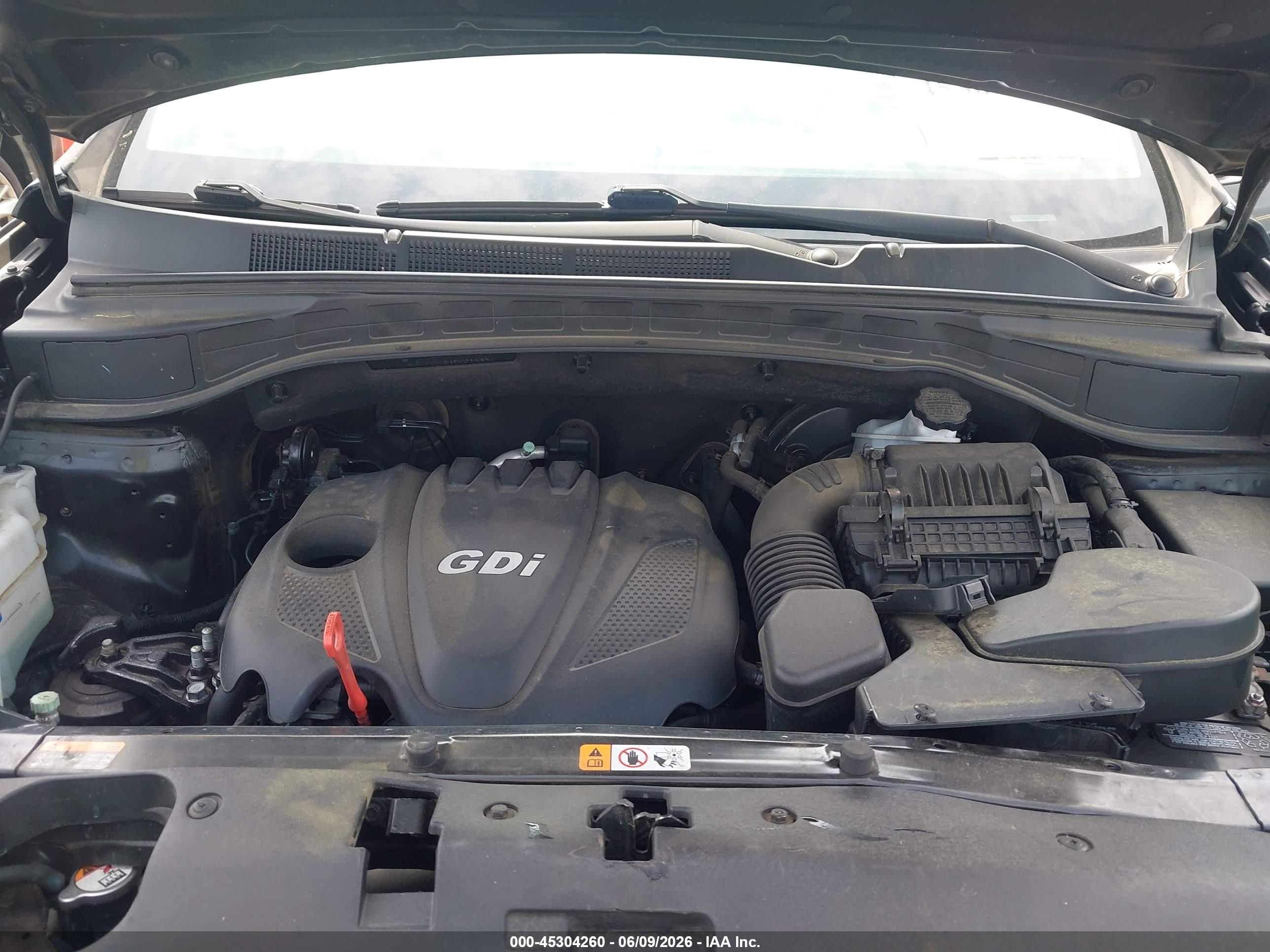 2013 Hyundai Santa Fe Sport Black vin: 5XYZU3LB1DG015052