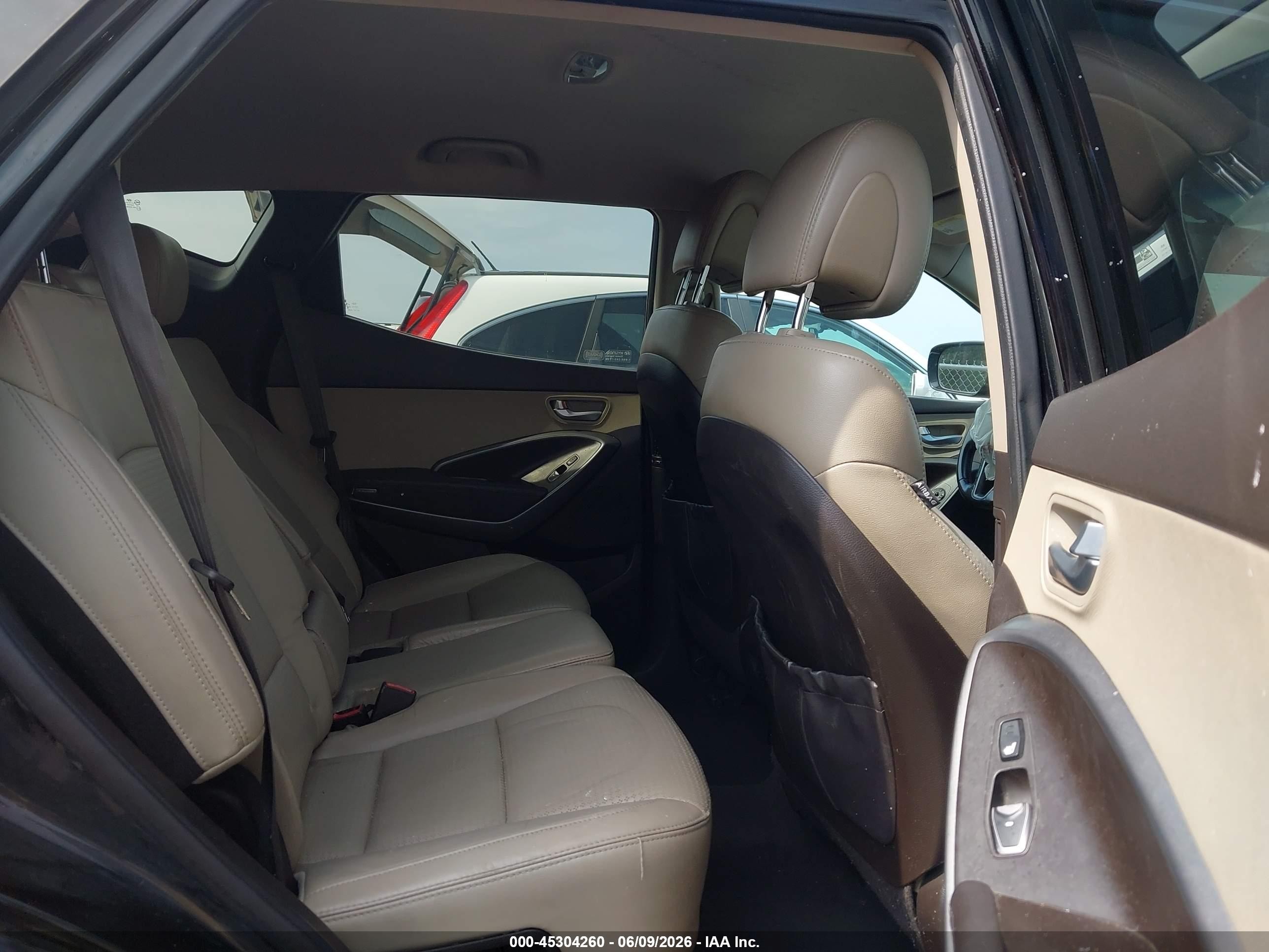 2013 Hyundai Santa Fe Sport Black vin: 5XYZU3LB1DG015052