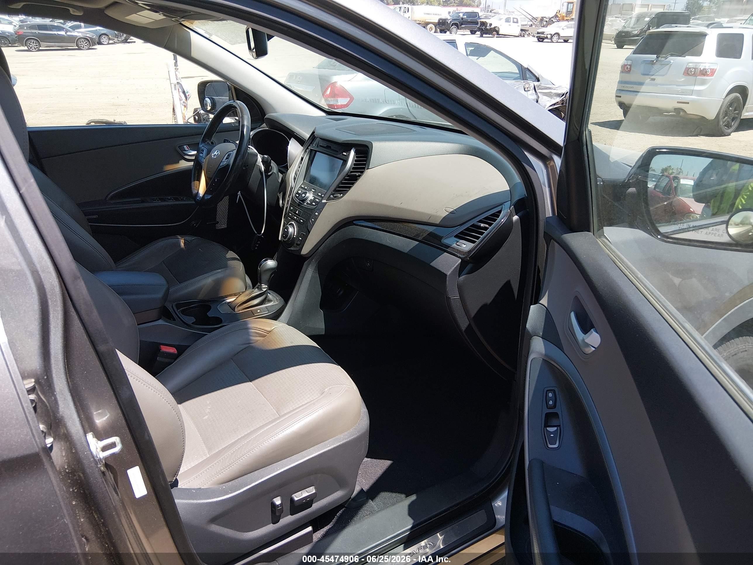 2013 Hyundai Santa Fe Sport Gray vin: 5XYZU3LB1DG029131