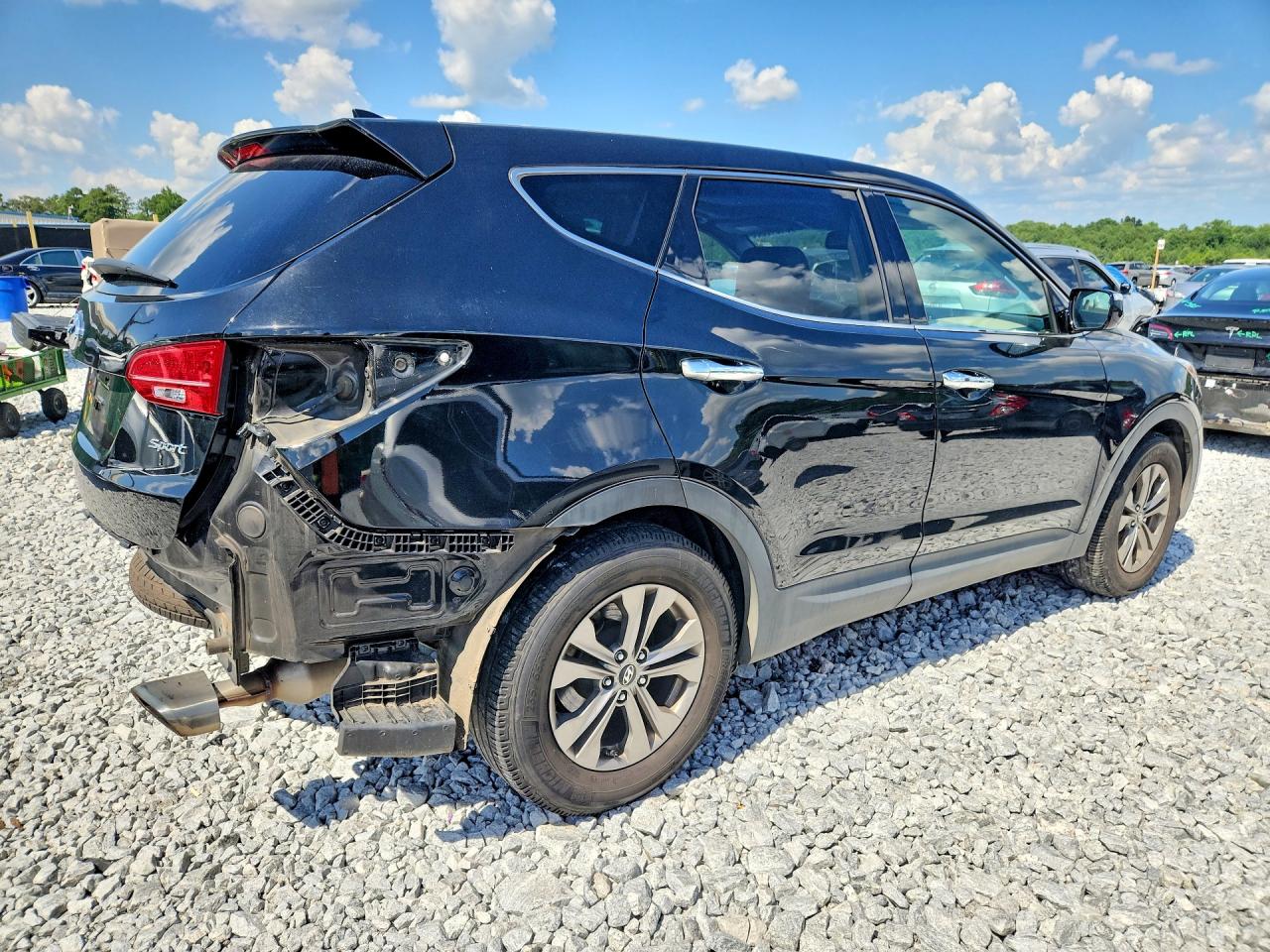 2013 Hyundai Santa Fe Sport 2.4l Black vin: 5XYZU3LB1DG073744