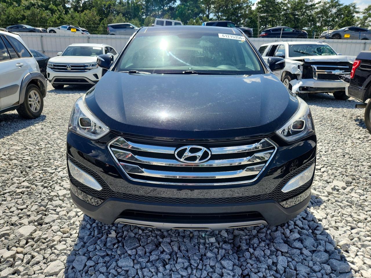 2013 Hyundai Santa Fe Sport 2.4l Black vin: 5XYZU3LB1DG073744
