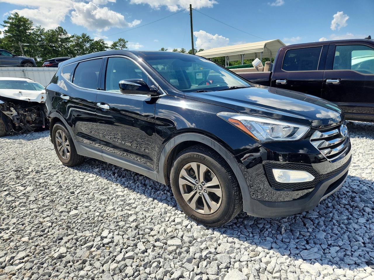 2013 Hyundai Santa Fe Sport 2.4l Black vin: 5XYZU3LB1DG073744