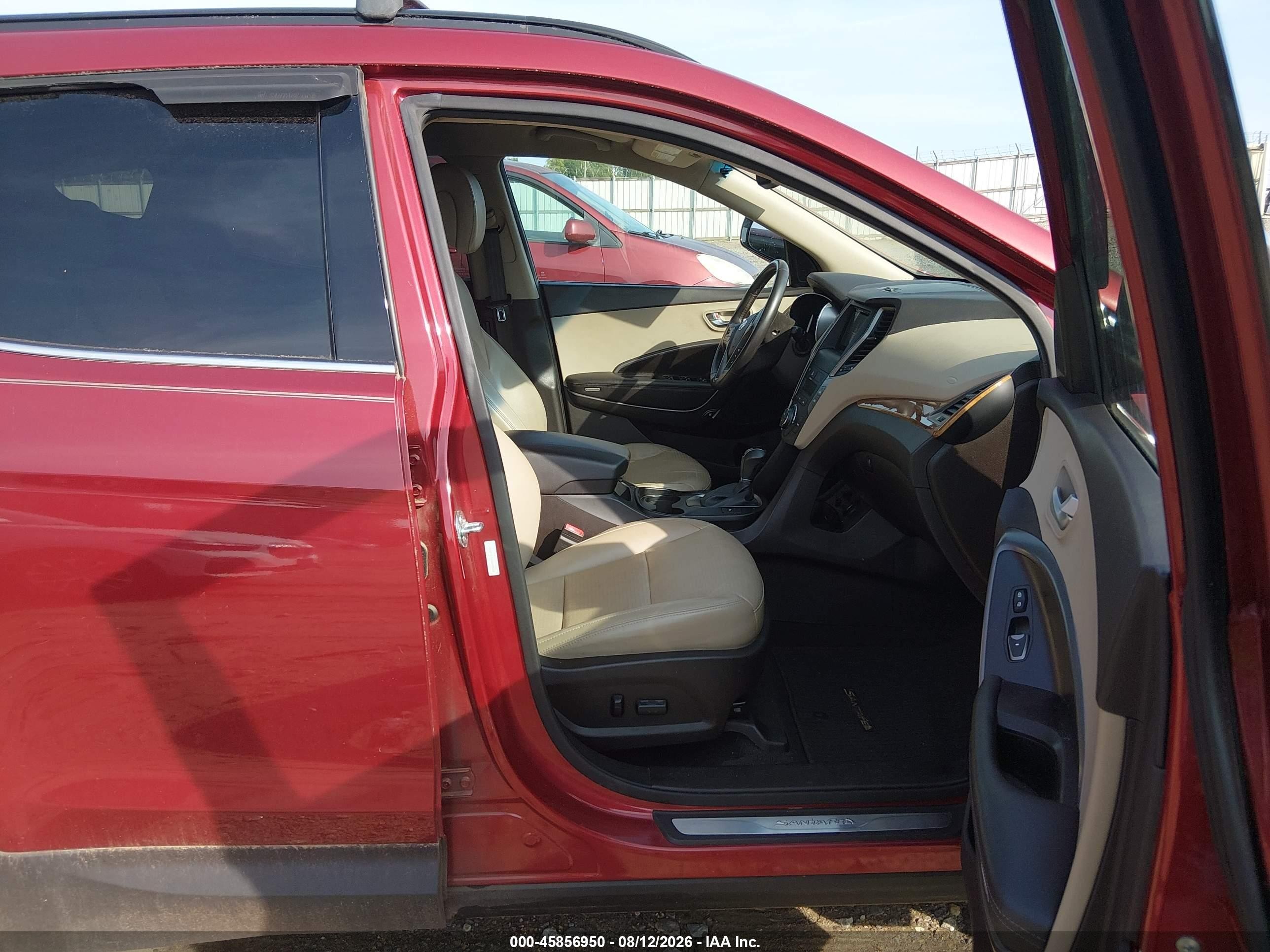 2013 Hyundai Santa Fe Sport Red vin: 5XYZU3LB1DG095260