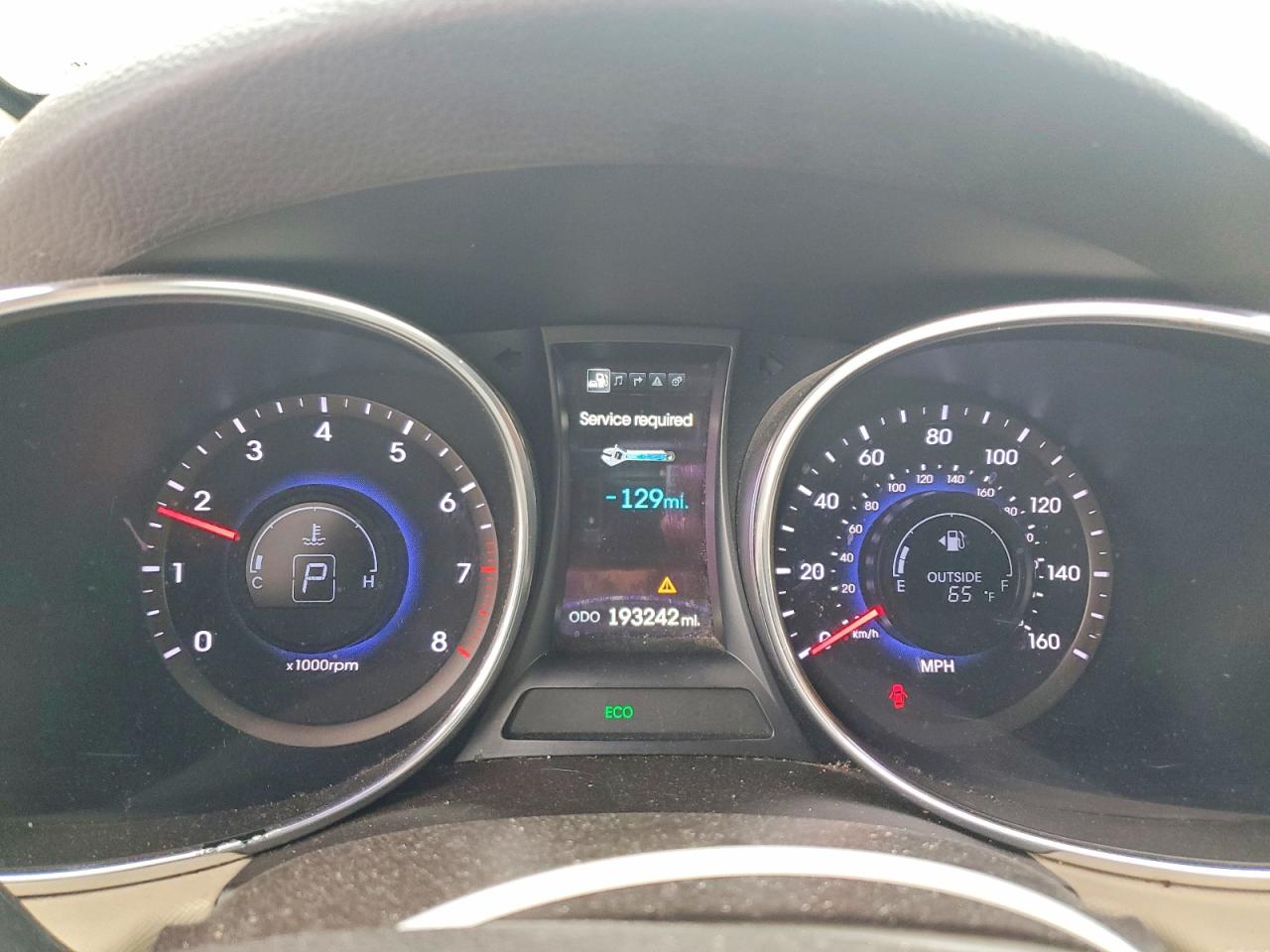 2014 Hyundai Santa Fe Sport 2.4l White vin: 5XYZU3LB1EG127660