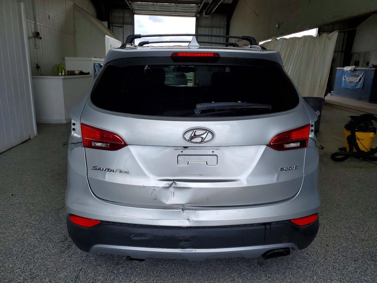 2014 Hyundai Santa Fe Sport 2.4l Silver vin: 5XYZU3LB1EG127870