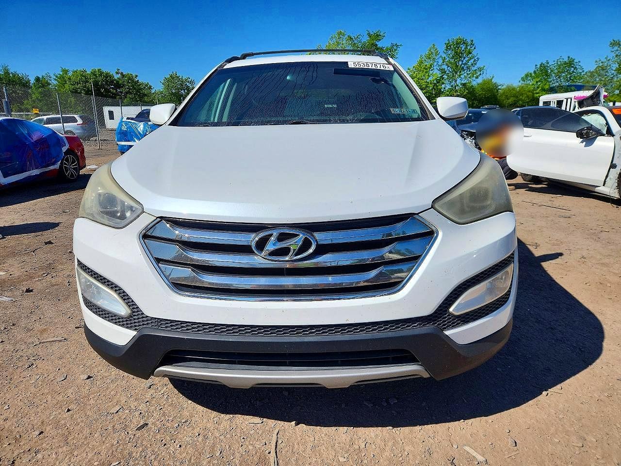 2014 Hyundai Santa Fe Sport 2.4l Белый vin: 5XYZU3LB1EG133605