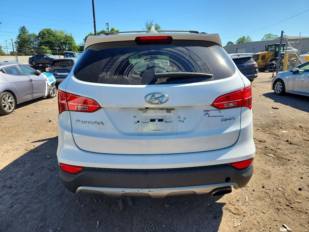 2014 Hyundai Santa Fe Sport 2.4l Белый vin: 5XYZU3LB1EG133605