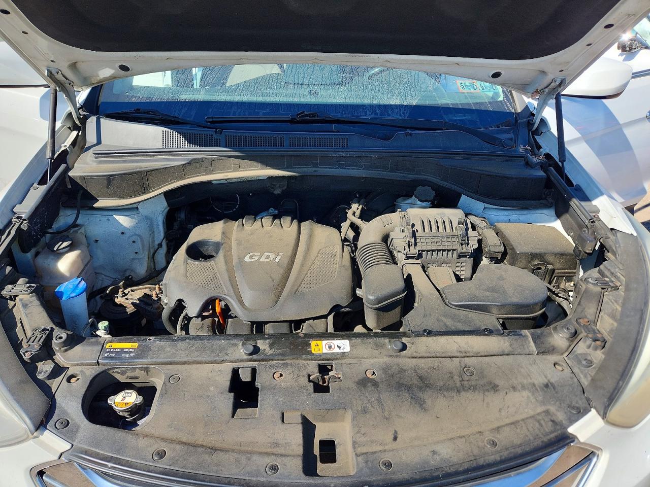 2014 Hyundai Santa Fe Sport 2.4l Белый vin: 5XYZU3LB1EG133605