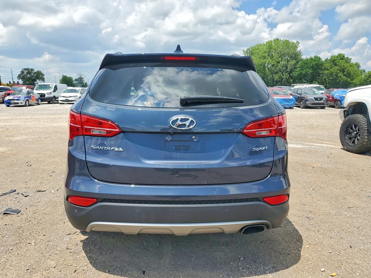 2014 Hyundai Santa Fe Sport 2.4l Gray vin: 5XYZU3LB1EG148105