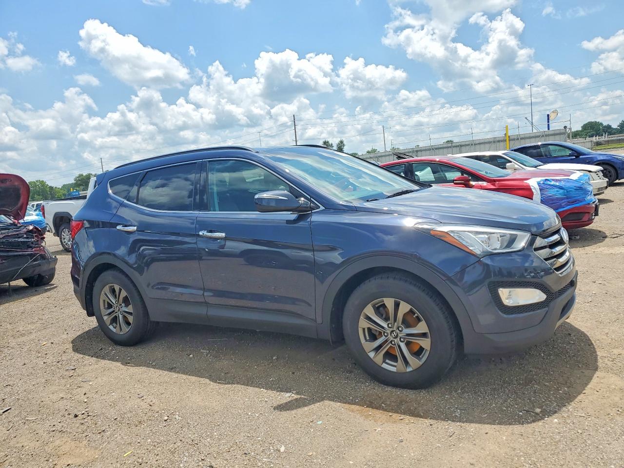 2014 Hyundai Santa Fe Sport 2.4l Gray vin: 5XYZU3LB1EG148105