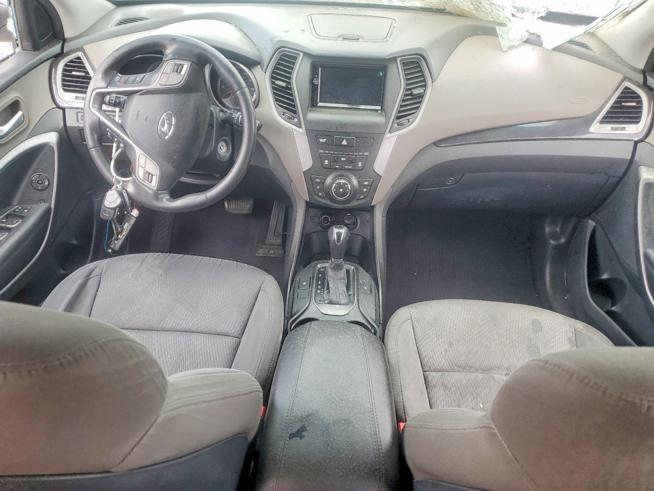 2014 Hyundai Santa Fe Sport 2.4l White vin: 5XYZU3LB1EG148136