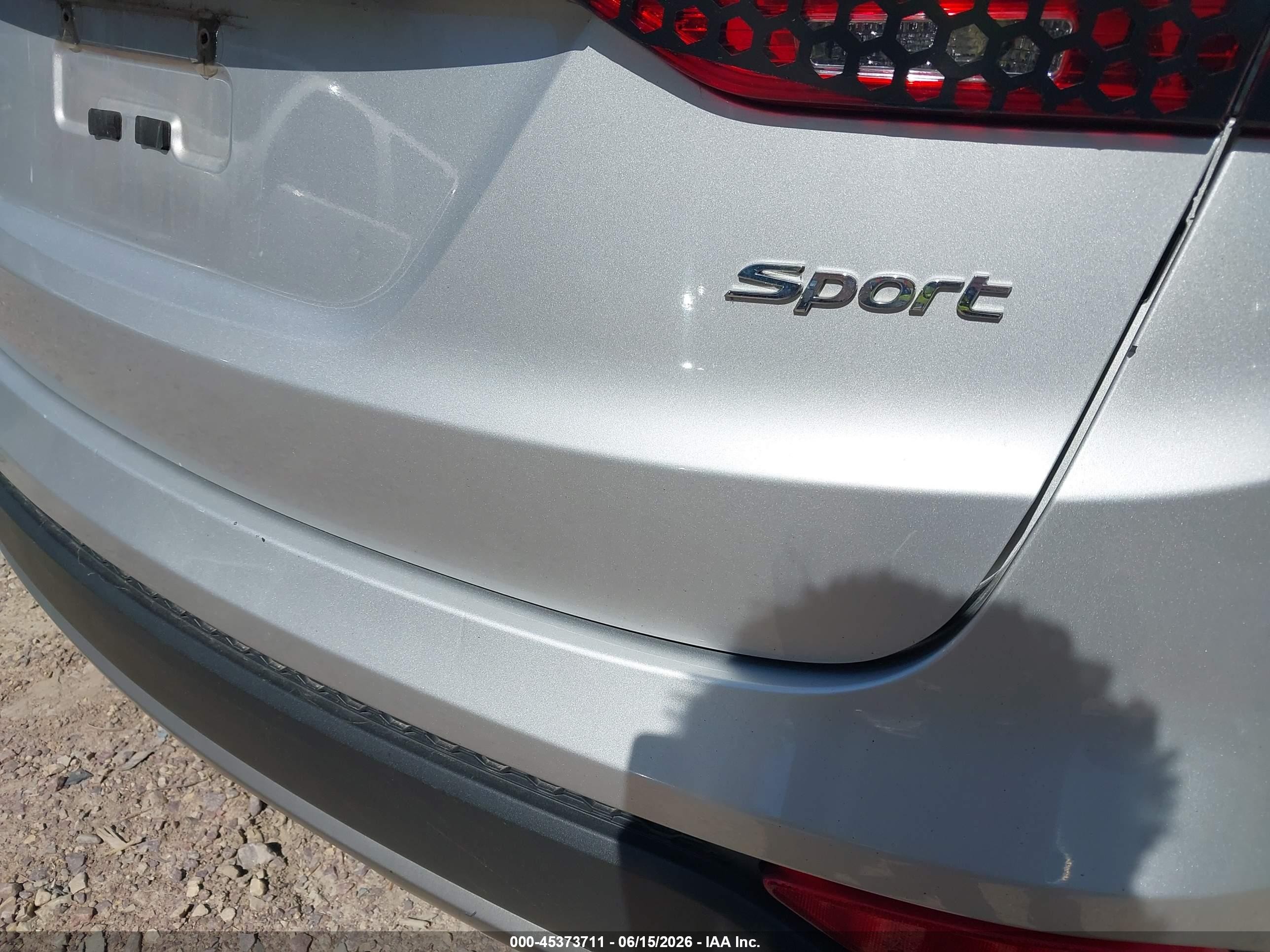 2014 Hyundai Santa Fe Sport 2.4l Silver vin: 5XYZU3LB1EG166913