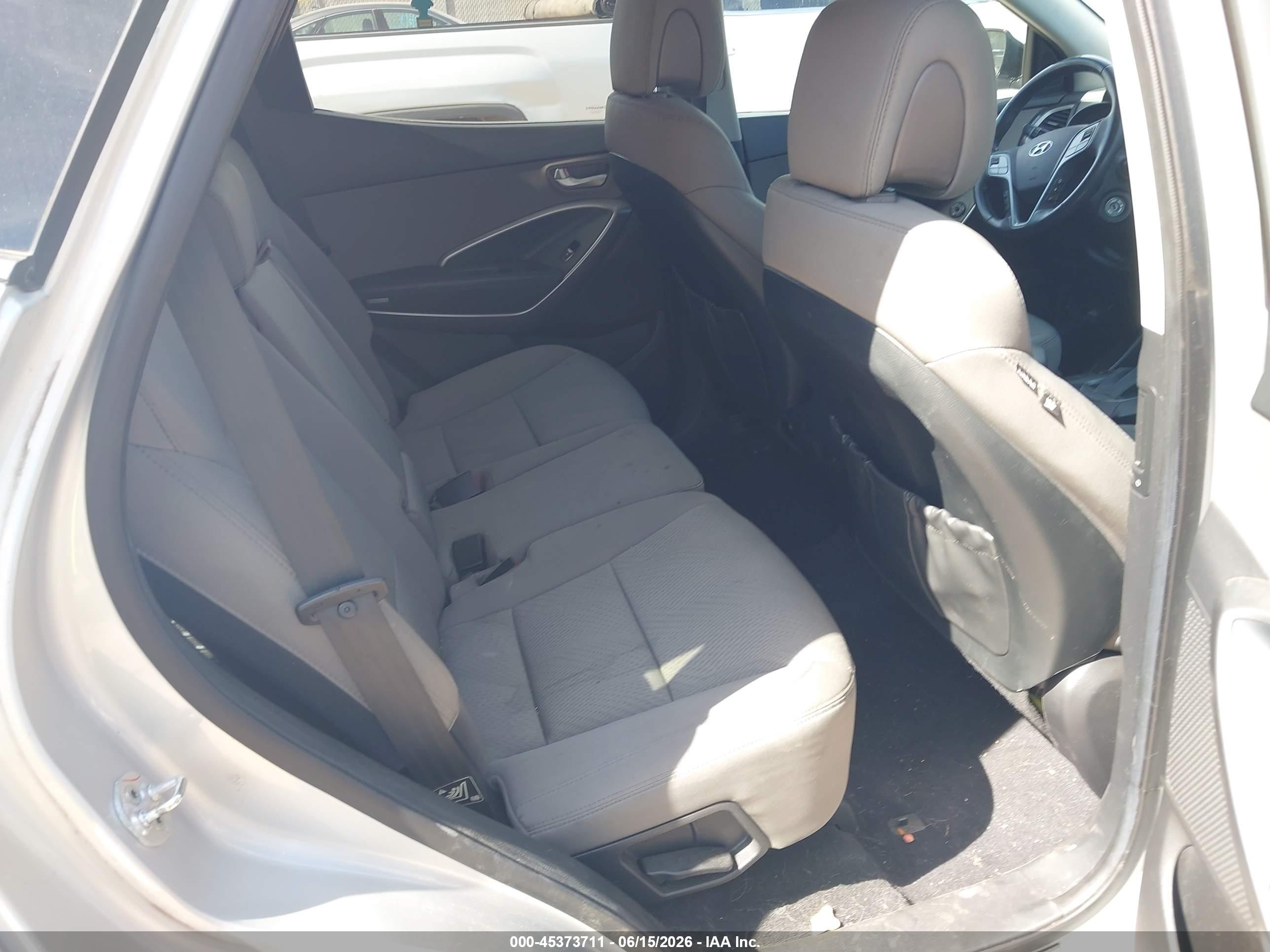 2014 Hyundai Santa Fe Sport 2.4l Silver vin: 5XYZU3LB1EG166913