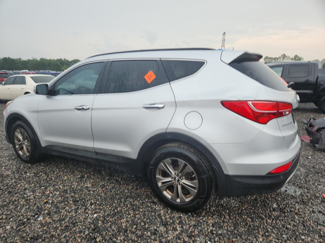 2014 Hyundai Santa Fe Sport 2.4l Silver vin: 5XYZU3LB1EG183162