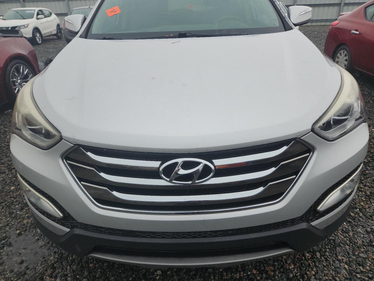 2014 Hyundai Santa Fe Sport 2.4l Silver vin: 5XYZU3LB1EG183162