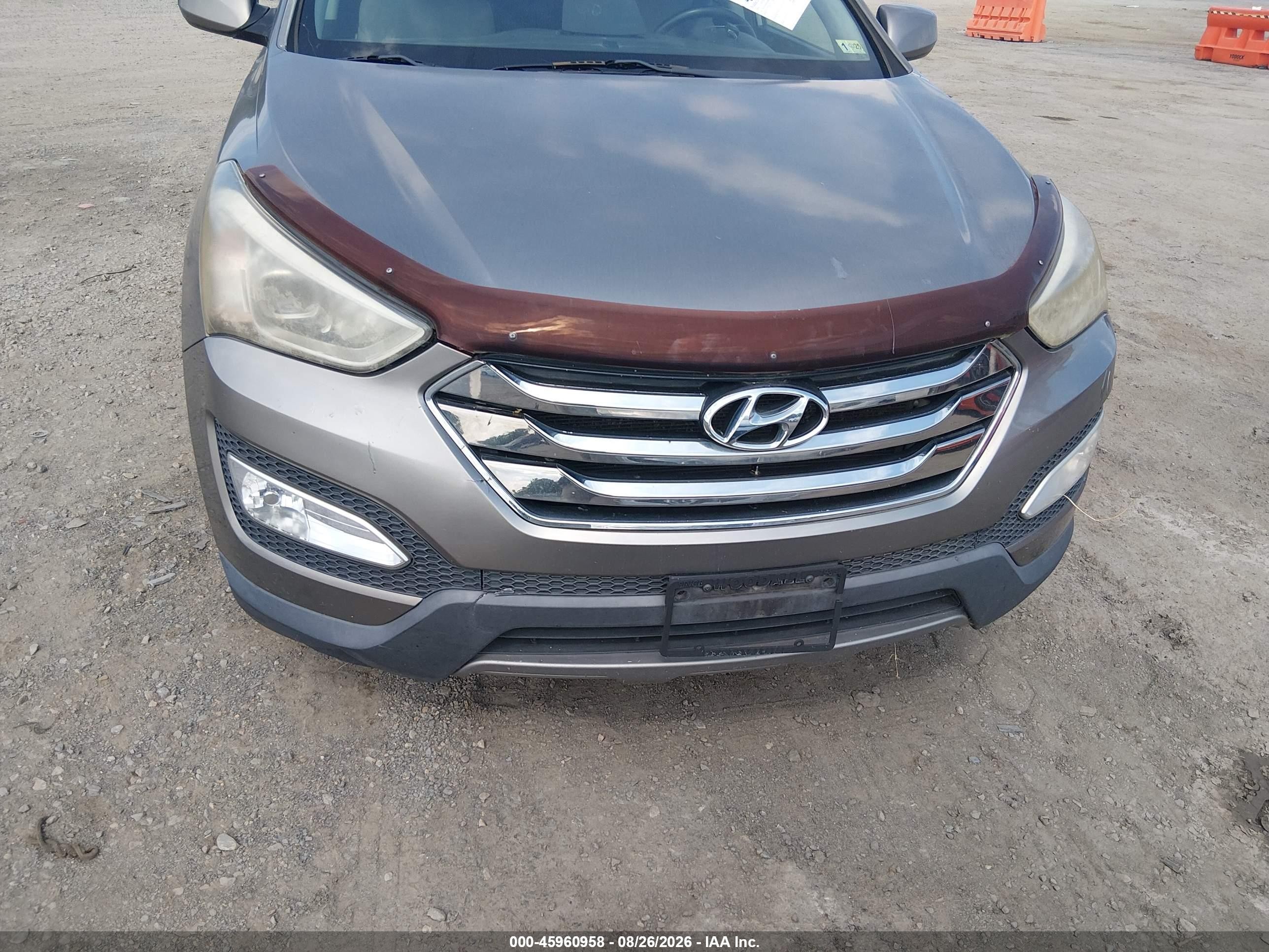 2014 Hyundai Santa Fe Sport 2.4l Gray vin: 5XYZU3LB1EG208884