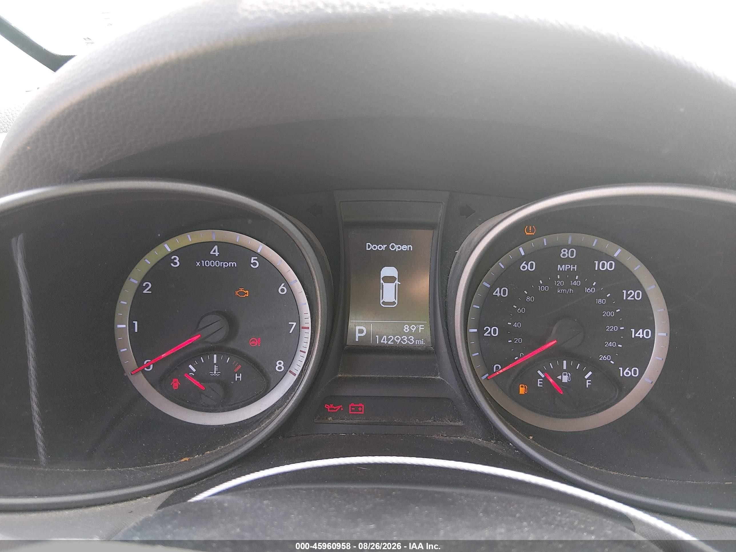 2014 Hyundai Santa Fe Sport 2.4l Gray vin: 5XYZU3LB1EG208884