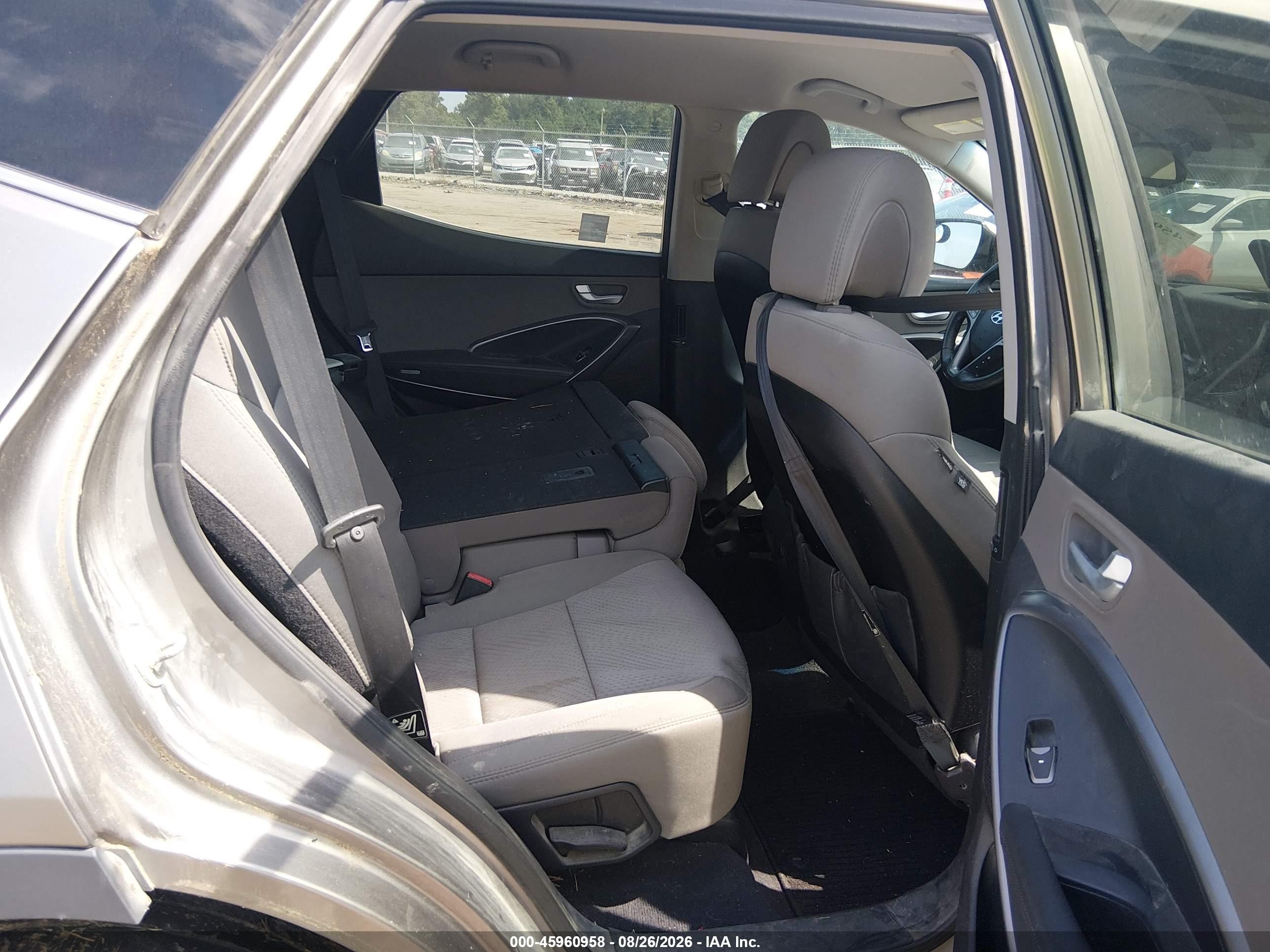 2014 Hyundai Santa Fe Sport 2.4l Gray vin: 5XYZU3LB1EG208884