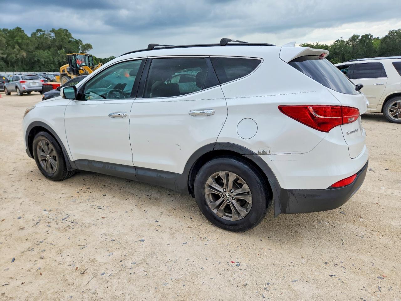 2014 Hyundai Santa Fe Sport 2.4l Белый vin: 5XYZU3LB1EG209257