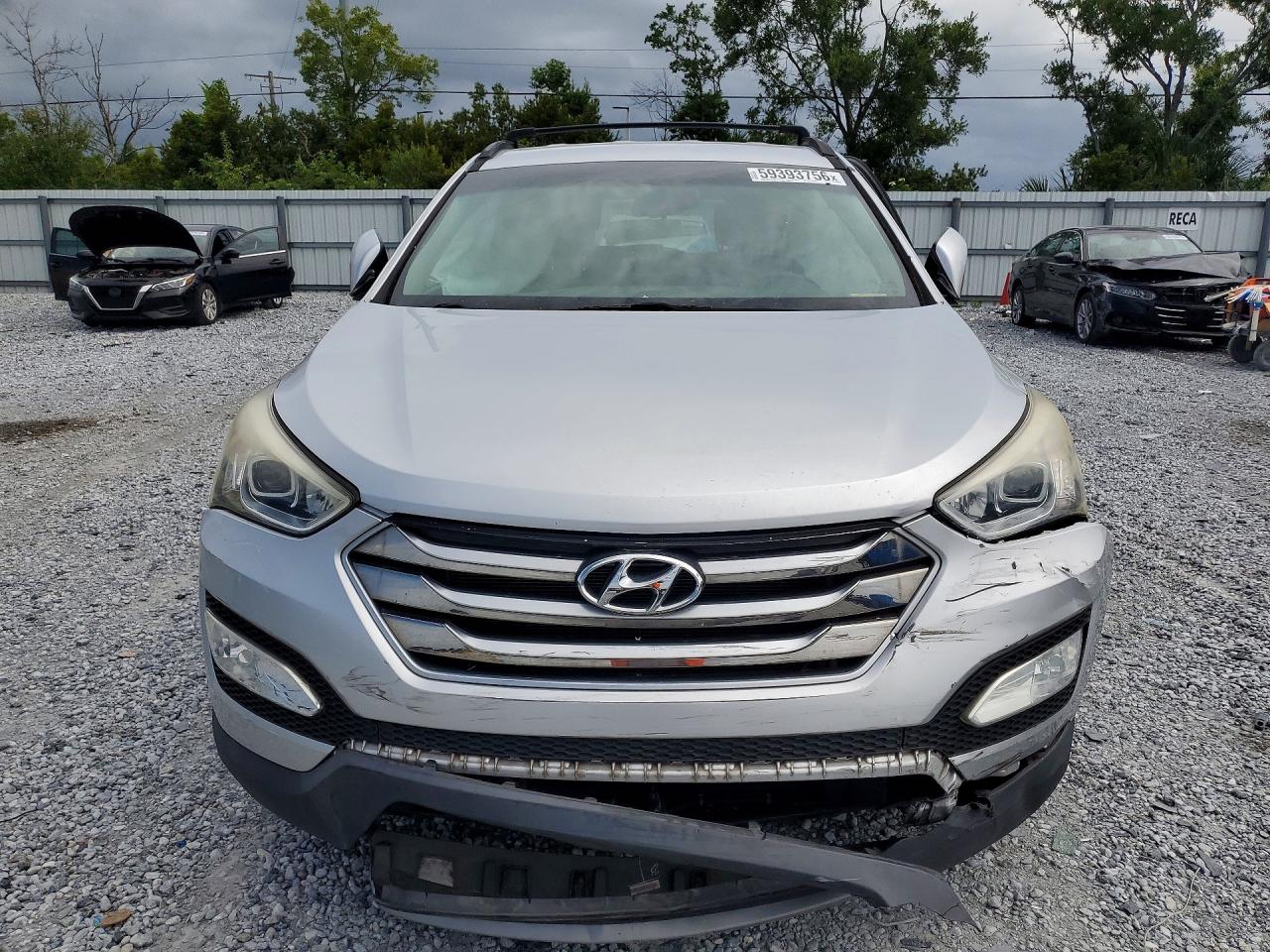 2015 Hyundai Santa Fe Sport 2.4l Silver vin: 5XYZU3LB1FG252644