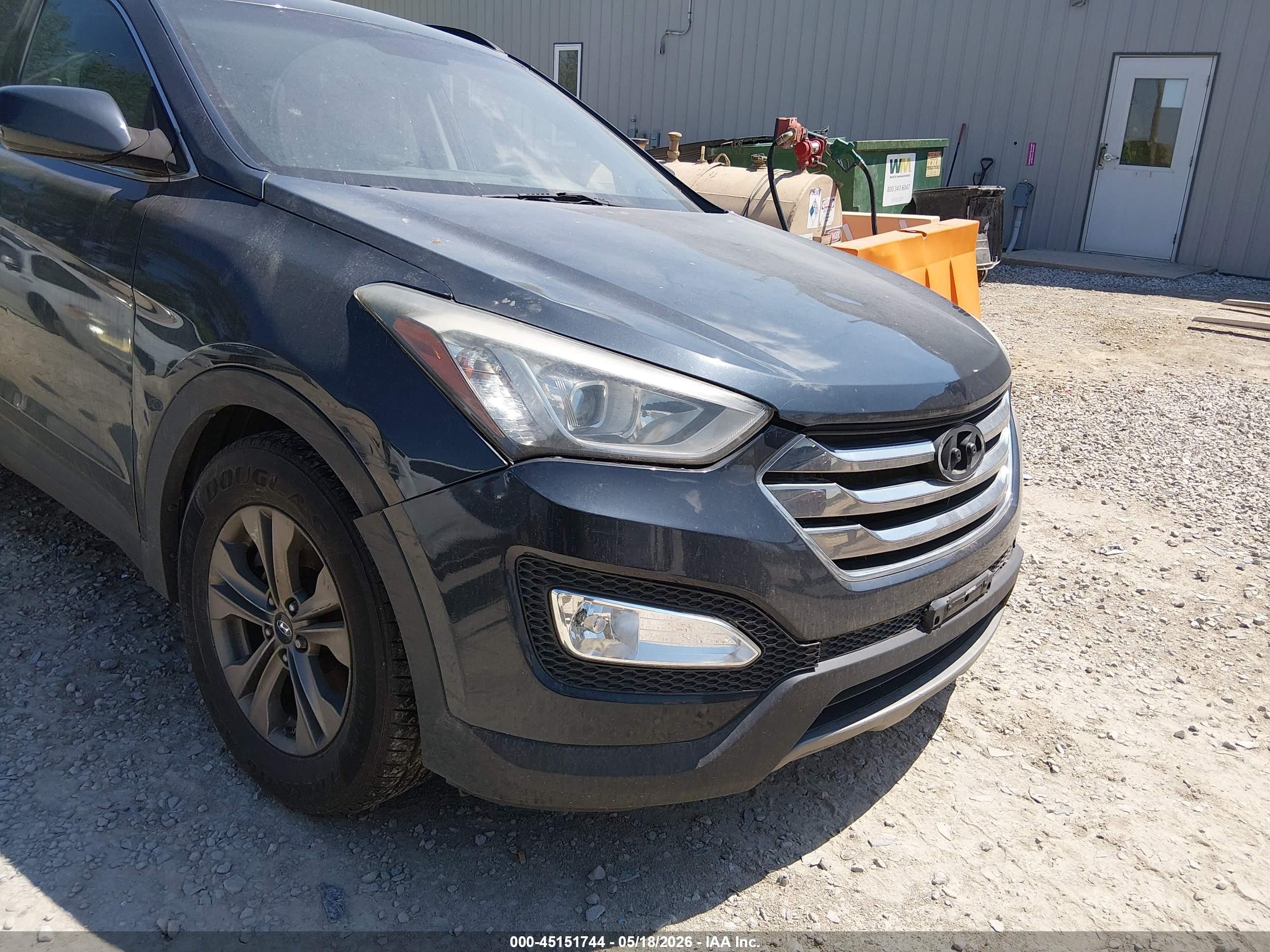 2015 Hyundai Santa Fe Sport 2.4l Синий vin: 5XYZU3LB1FG255768