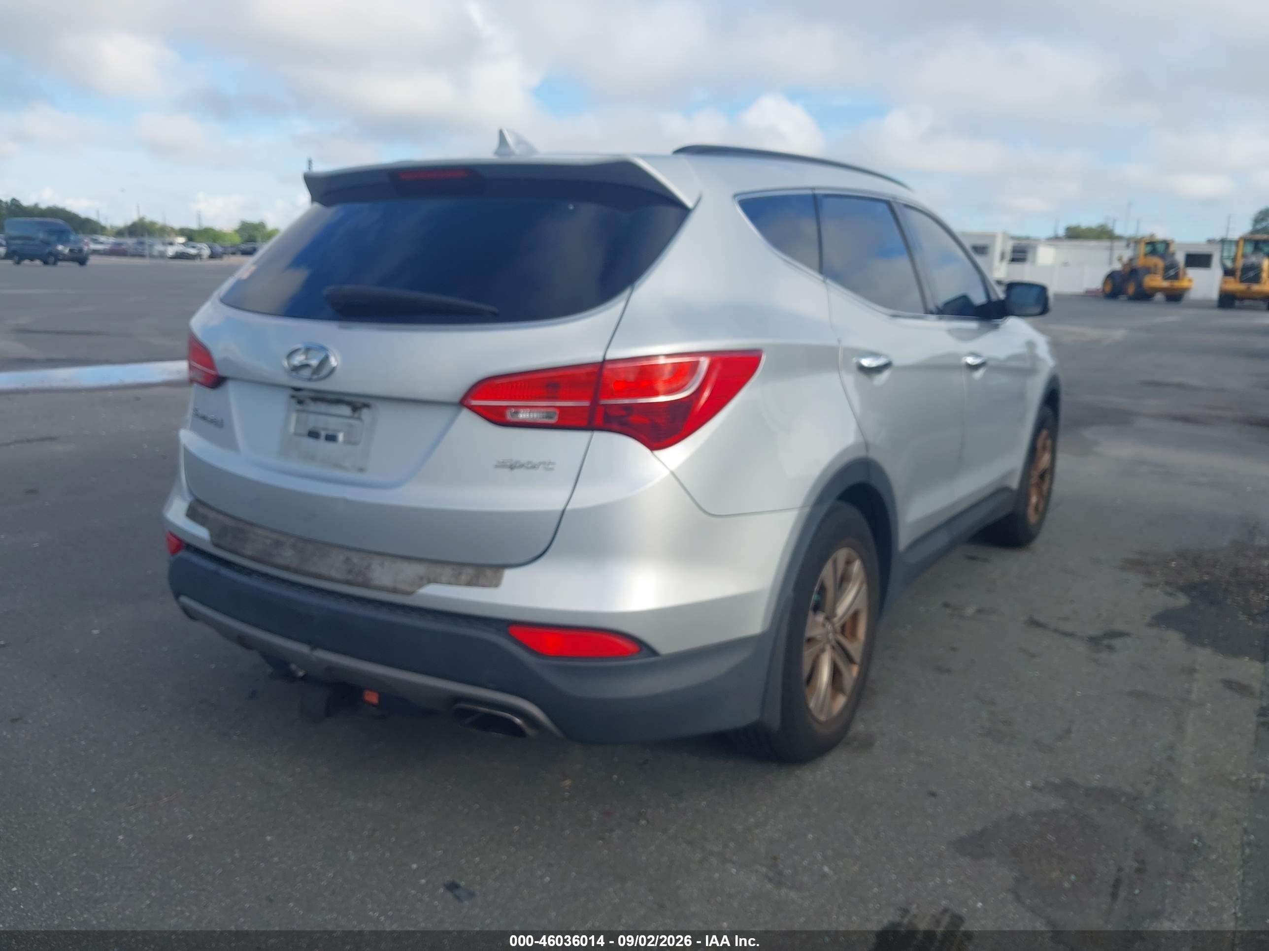 2015 Hyundai Santa Fe Sport 2.4l Серебряный vin: 5XYZU3LB1FG289273