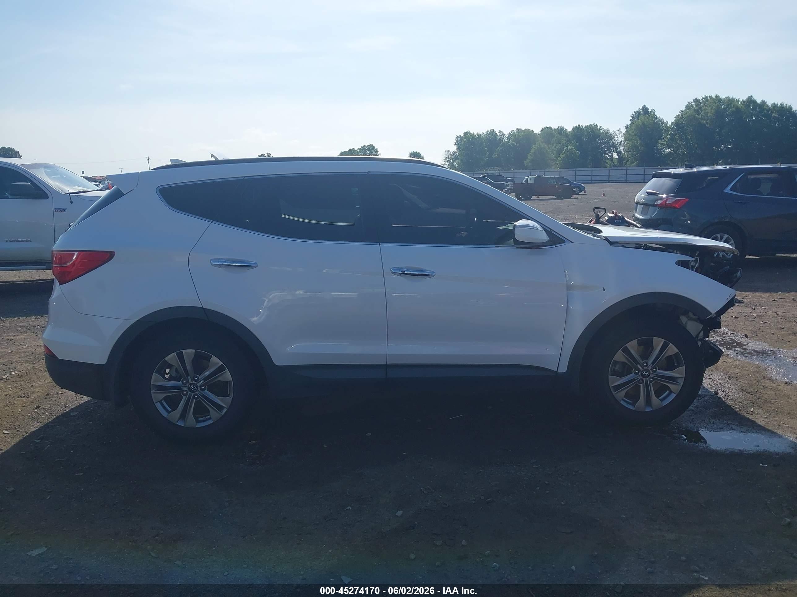 2015 Hyundai Santa Fe Sport 2.4l White vin: 5XYZU3LB1FG295218