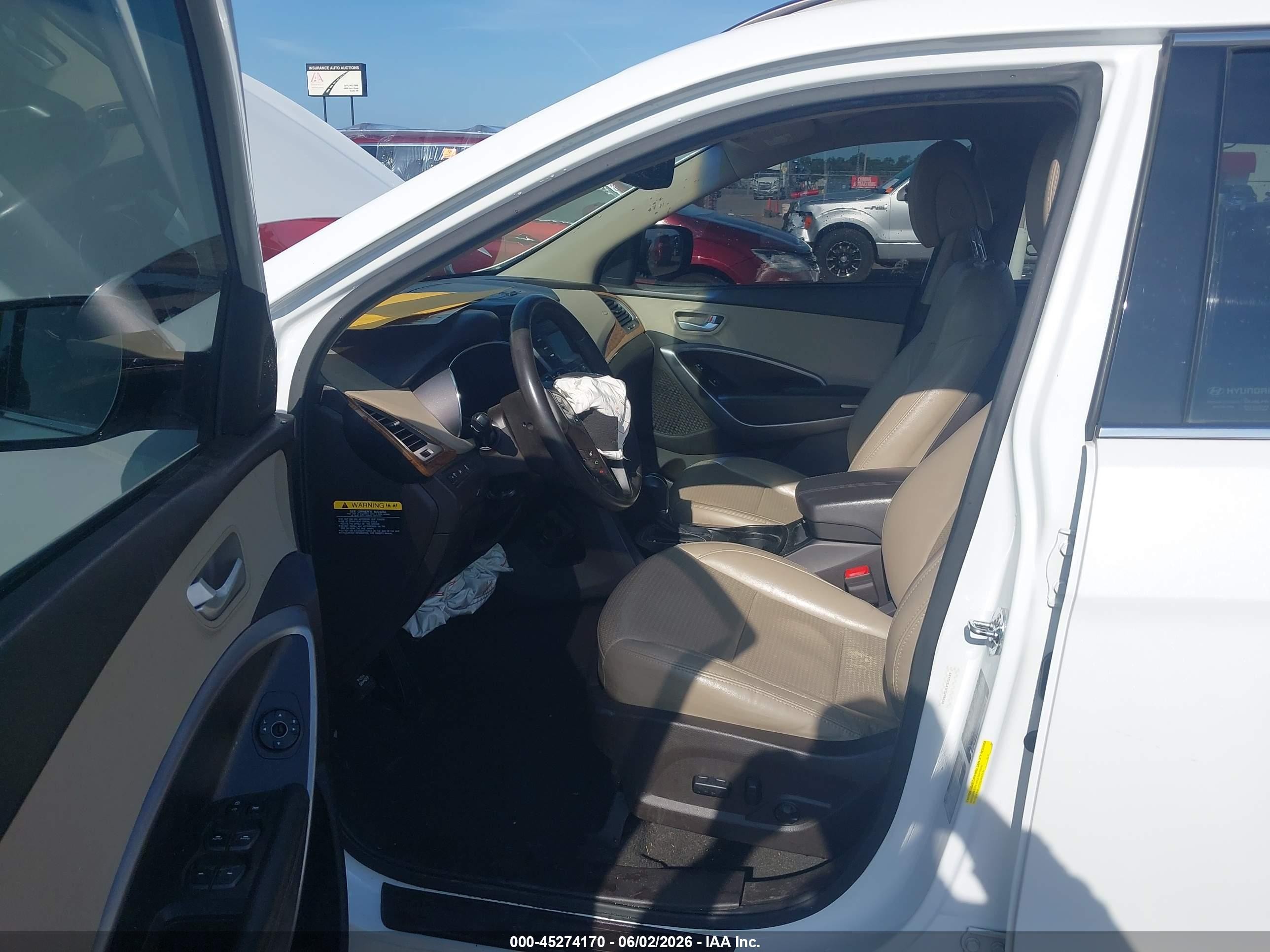 2015 Hyundai Santa Fe Sport 2.4l White vin: 5XYZU3LB1FG295218