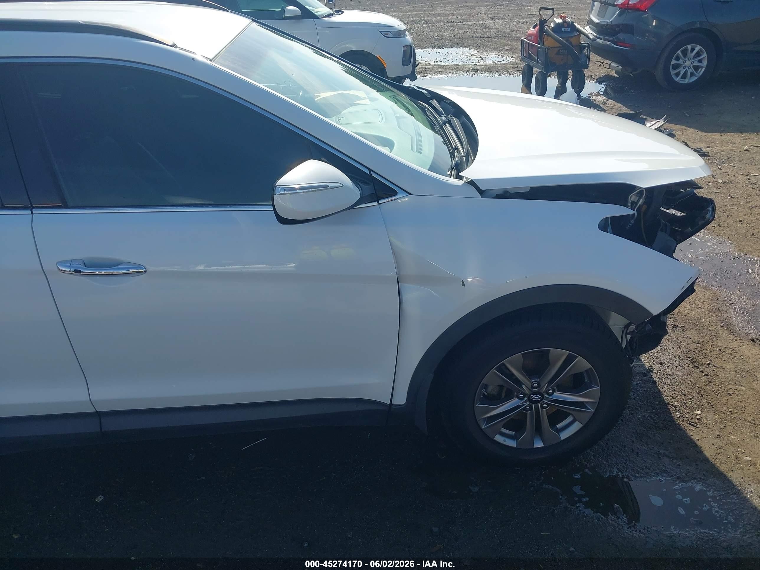 2015 Hyundai Santa Fe Sport 2.4l White vin: 5XYZU3LB1FG295218