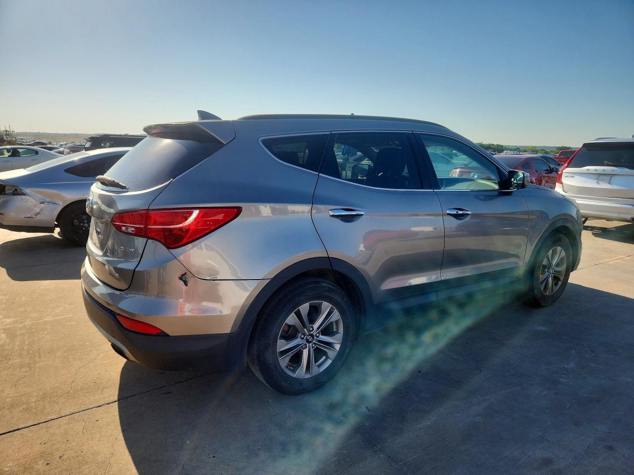 2015 Hyundai Santa Fe Sport 2.4l Gray vin: 5XYZU3LB1FG298183