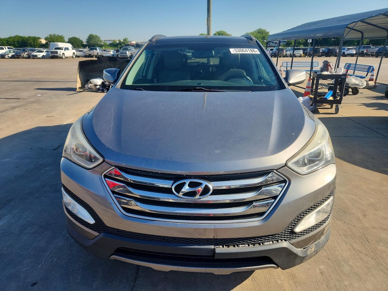 2015 Hyundai Santa Fe Sport 2.4l Gray vin: 5XYZU3LB1FG298183