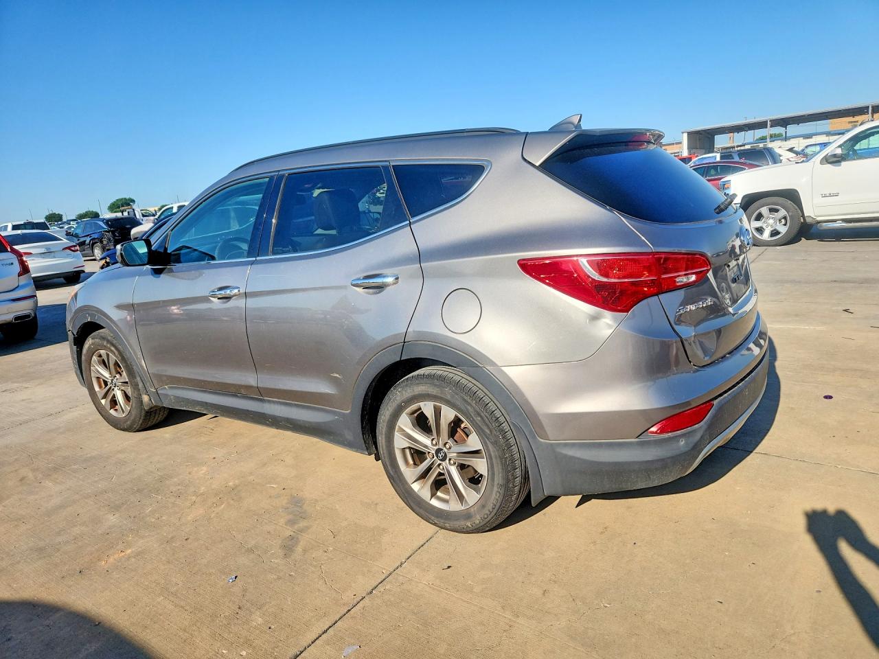 2015 Hyundai Santa Fe Sport 2.4l Gray vin: 5XYZU3LB1FG298183