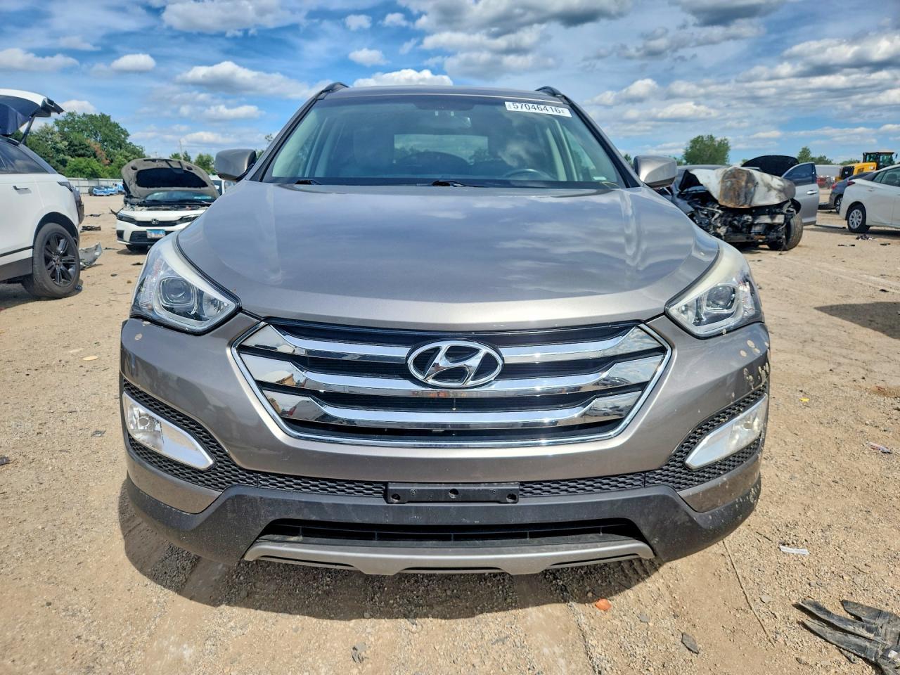 2013 Hyundai Santa Fe Sport 2.4l Серый vin: 5XYZU3LB2DG002309