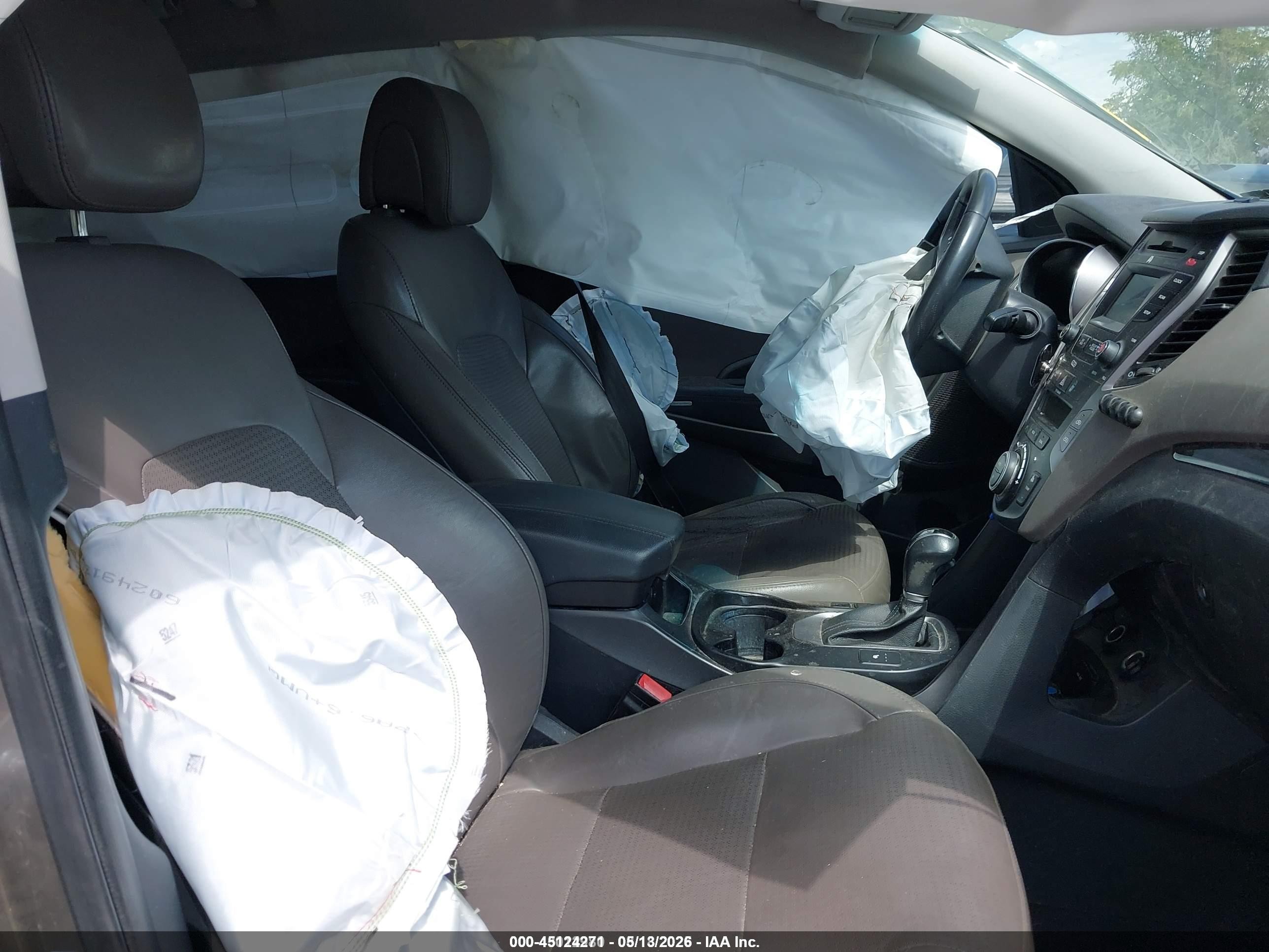 2013 Hyundai Santa Fe Sport Gray vin: 5XYZU3LB2DG005212