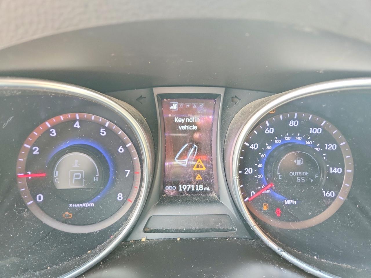 2013 Hyundai Santa Fe Sport 2.4l Orange vin: 5XYZU3LB2DG021278