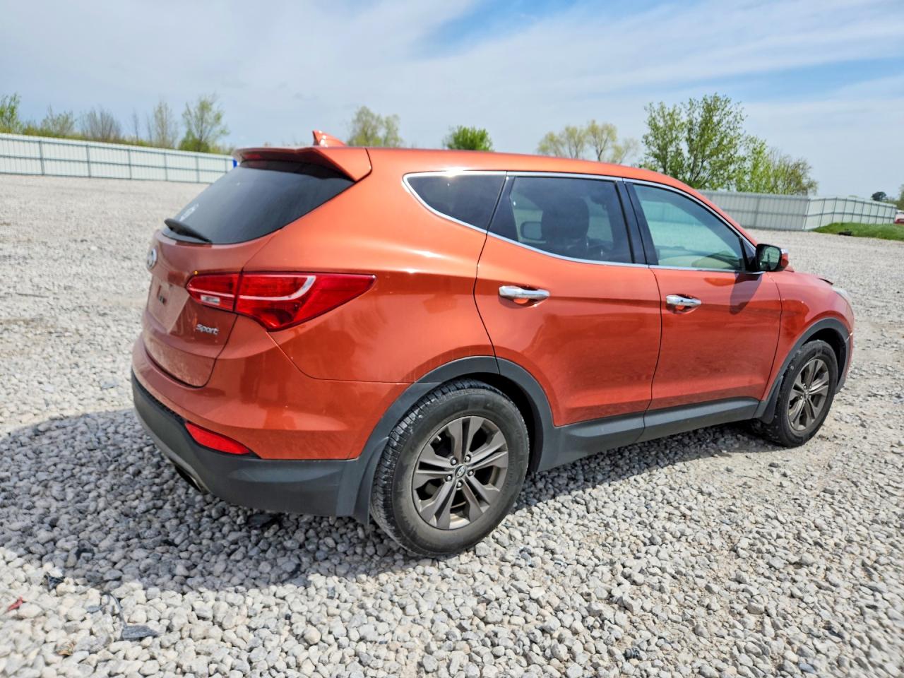 2013 Hyundai Santa Fe Sport 2.4l Orange vin: 5XYZU3LB2DG021278