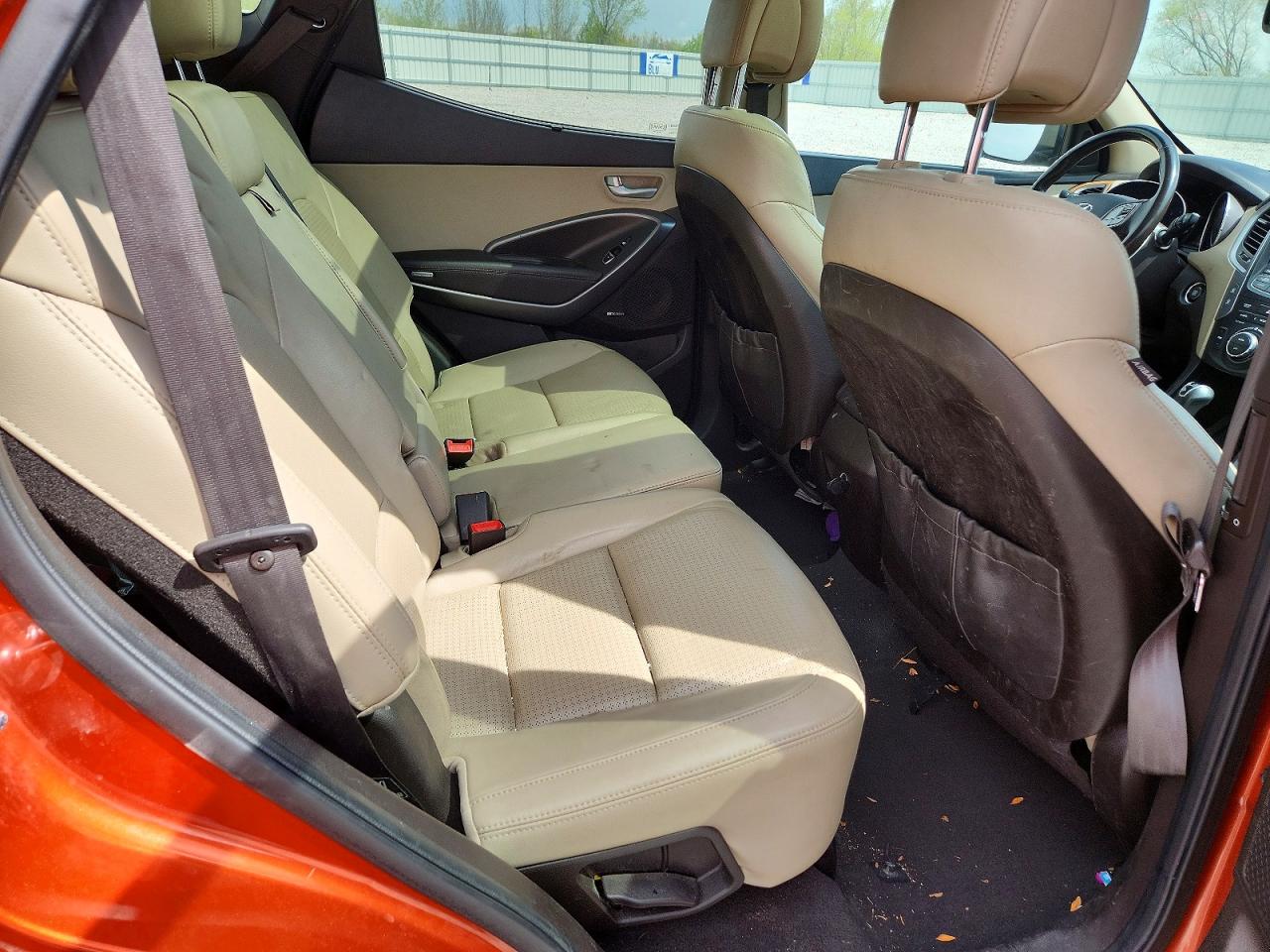 2013 Hyundai Santa Fe Sport 2.4l Orange vin: 5XYZU3LB2DG021278