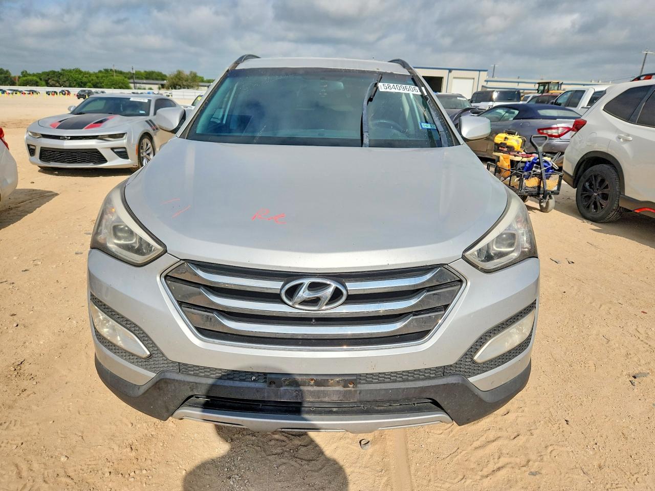 2013 Hyundai Santa Fe Sport 2.4l Серый vin: 5XYZU3LB2DG037786
