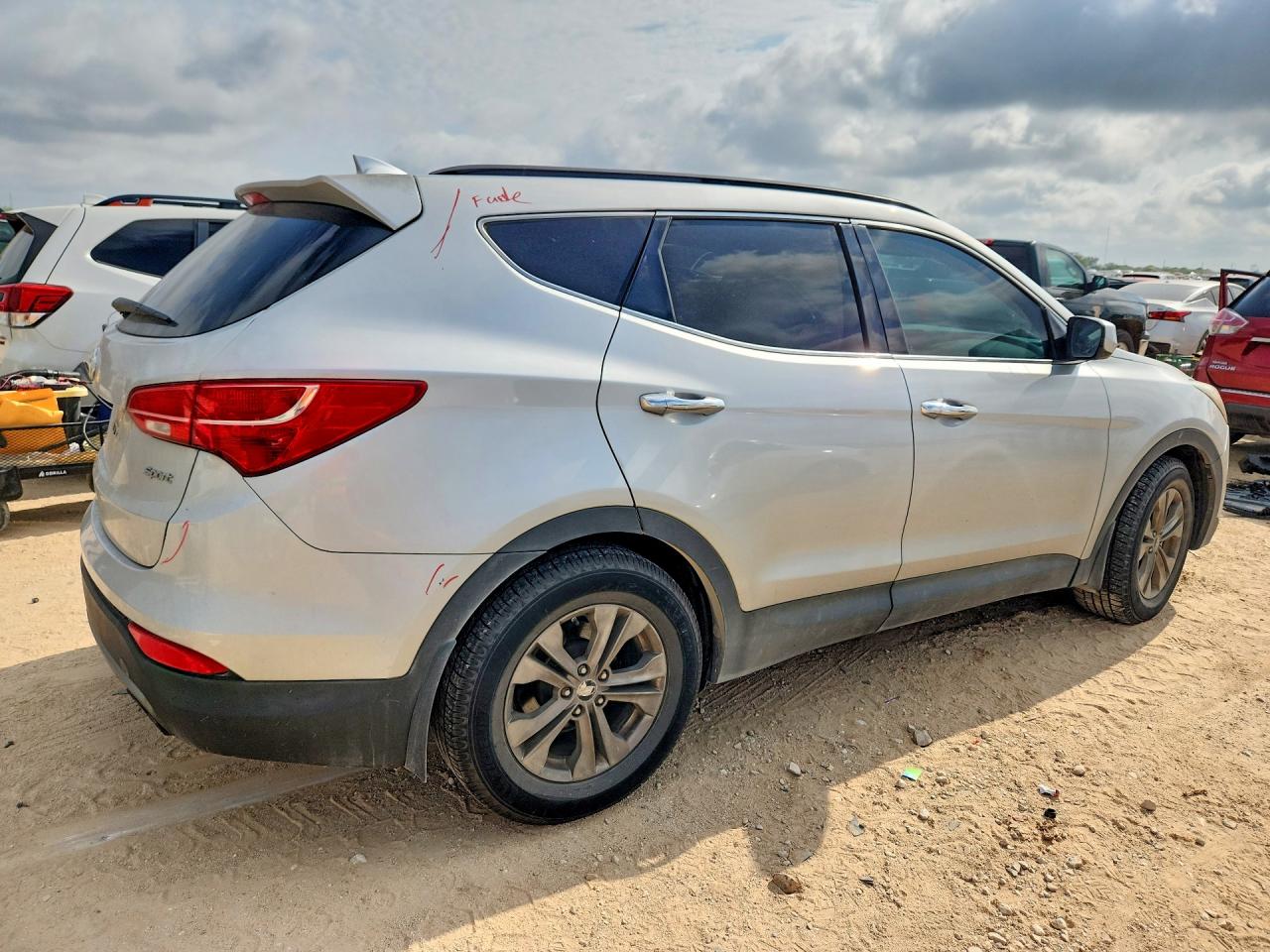 2013 Hyundai Santa Fe Sport 2.4l Серый vin: 5XYZU3LB2DG037786