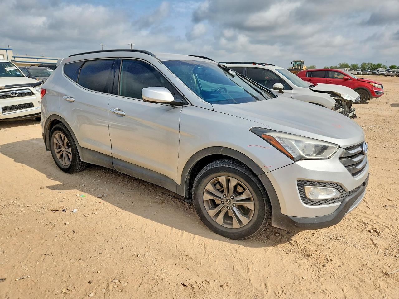 2013 Hyundai Santa Fe Sport 2.4l Серый vin: 5XYZU3LB2DG037786