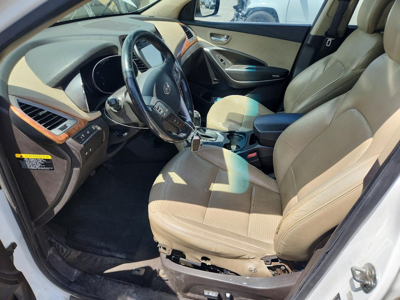 2013 Hyundai Santa Fe Sport 2.4l White vin: 5XYZU3LB2DG040011