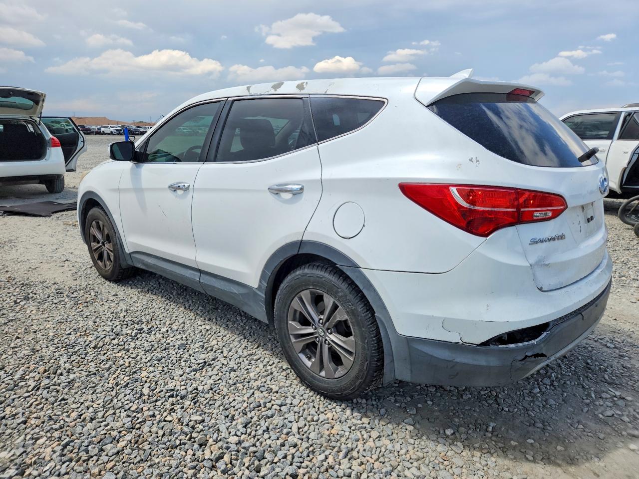 2013 Hyundai Santa Fe Sport 2.4l White vin: 5XYZU3LB2DG040011