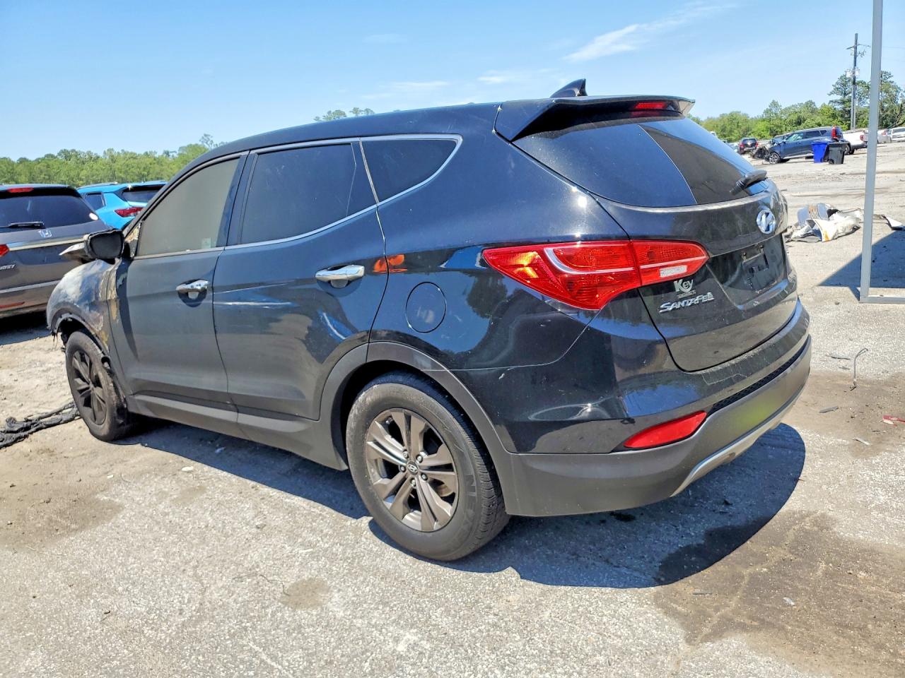 2013 Hyundai Santa Fe Sport 2.4l Black vin: 5XYZU3LB2DG042096