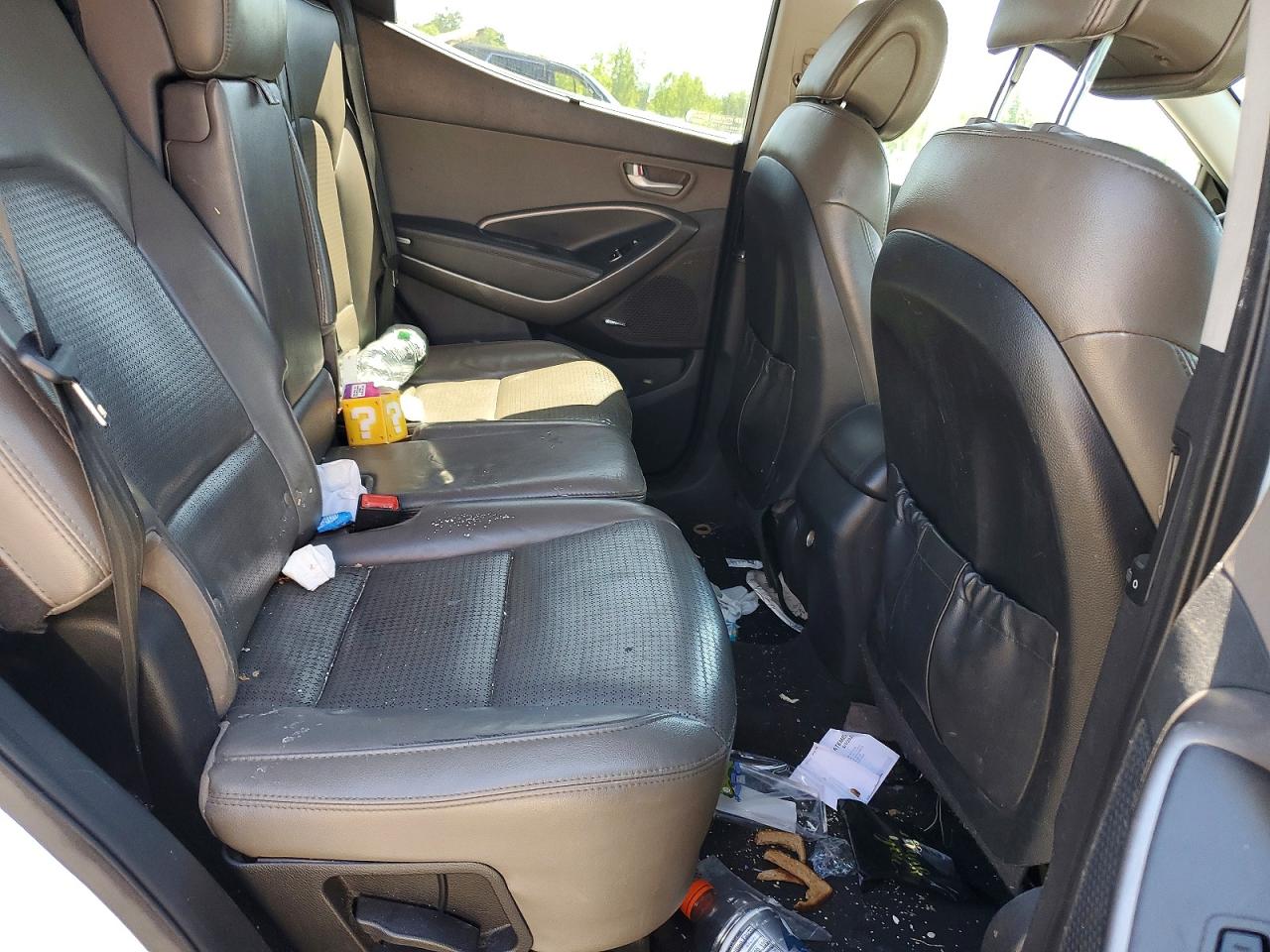 2013 Hyundai Santa Fe Белый vin: 5XYZU3LB2DG051199