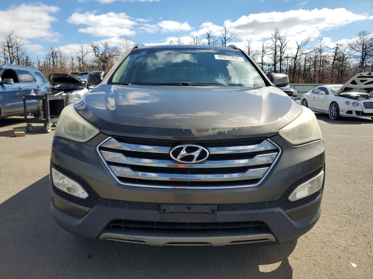 2013 Hyundai Santa Fe Sport 2.4l Gray vin: 5XYZU3LB2DG053664